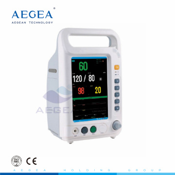 AG-BZ007 hospital portátil de Lítio Recarregável monitor de paciente preço handheld monitor de paciente